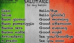 italia salutation