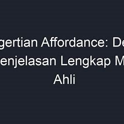 Affordance dan User Experience Indonesia