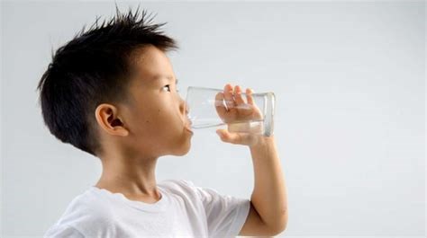 anak saat minum air