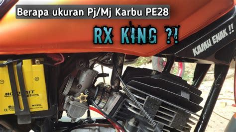 Ukuran PJ MJ RX King di Indonesia