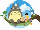 A quick vector I made in a couple of hours of Totoro, Satsuki, Mei and ...