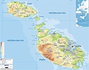 Maps of Malta | Detailed map of Malta in English | Tourist map (map of ...