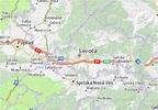 Mapa MICHELIN Levoča - mapa Levoča - ViaMichelin