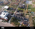 Fotografía aérea de la Universidad Drake en una hermosa mañana de ...