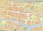 Pforzheim Map | Germany | Maps of Pforzheim