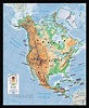Physical map of North America. North America physical map | Vidiani.com ...