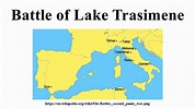 Battle of Lake Trasimene - YouTube