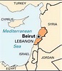Where Is Beirut On A Map - Map Of East