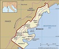 Monaco geographical facts. Map of Monaco with cities - World atlas