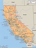Калифорния на карте сша - 85 фото