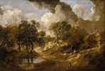 Landscape In Suffolk By Thomas Gainsborough Print or Oil Painting ...