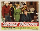 Savage Frontier lobby card