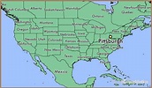 Map of Pittsburgh | Where is Pittsburgh? | Pittsburgh Map English ...