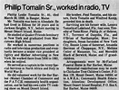 Obituary for Phillip Leslie Tomalin (Aged 81) - Newspapers.com™