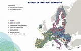 Updated TEN-T Railway Network Map : europe