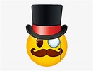 Emoji With Top Hat, HD Png Download - kindpng
