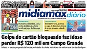 Veja a capa do Midiamax Diário desta quinta-feira, 16 de setembro de 2021