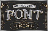 Vector art nouveau label font | Stunning Fonts ~ Creative Market