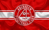 Download wallpapers Aberdeen FC, 4K, Scottish Football Club, logo ...