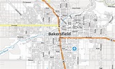 Bakersfield California Wall Map Premium Style By Mark - vrogue.co