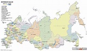俄罗斯联邦地图-俄罗斯地图