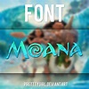 MOANA | FONT by PretttyGirl on DeviantArt