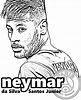 Neymar Impresionante para colorear, imprimir e dibujar –ColoringOnly.Com