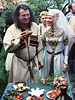 Deep Purple singer Ian Gillan, with his wife Bron, at a wedding ...