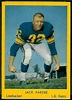 1960 Bell Brand Rams Football Card #9: Jack Pardee