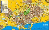 Mapa de Alicante - Tamaño completo