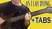 As I lay Dying - Through Struggle (Guitar Cover) +TABS #cover #metal # ...