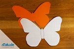 Schmetterlinge mit Kindern basteln - einfache Anleitungen mit Vorlagen ...