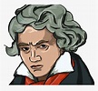 Beethoven Clipart , Png Download - Cartoon Clip Art Beethoven ...