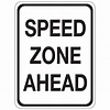 Speed Zone Ahead Sign | Carlton Industries