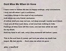 Dont Miss Me When Im Gone Poem by alex crawford - Poem Hunter