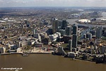 aeroengland | aerial photograph of London Docklands