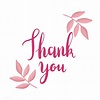 Pink thank you typography vector | free image by rawpixel.com | Thank ...