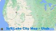 Salt Lake City Utah Carte et Image Satellite