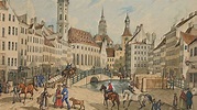 Wie Künstler München im 19. Jahrhundert dargestellt haben ...