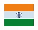 bandera de india composición de dibujos animados 1595894 Vector en Vecteezy