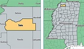 Tate County, Mississippi / Map of Tate County, MS / Where is Tate County?