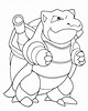 Blastoise pokemon coloring book to print and online