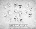 I drew for cast & fans. Grey's Anatomy season 14 returns tonight! #TGIT ...