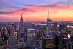 New York City Midtown with Empire State Building at Sunset 748469 Stock ...