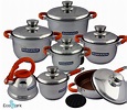 Set de Ollas Romania Acero Inoxidable Romania 13 Pc - ECOMARKPERU