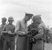 Almirantes Nimitz y King en Saipan 1944 - La Segunda Guerra Mundial