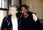 Michelle Pfeiffer and Coolio pose for a photo on the set of the music ...