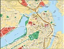 Map of Boston. City maps of United States — Planetolog.com
