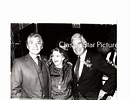 S275 Gene Barry with wife Betty Claire Kalb John Forsythe 1984 7x9 ...