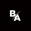 BA Logo Letter Monogram Slash with Modern logo designs template 2839952 ...